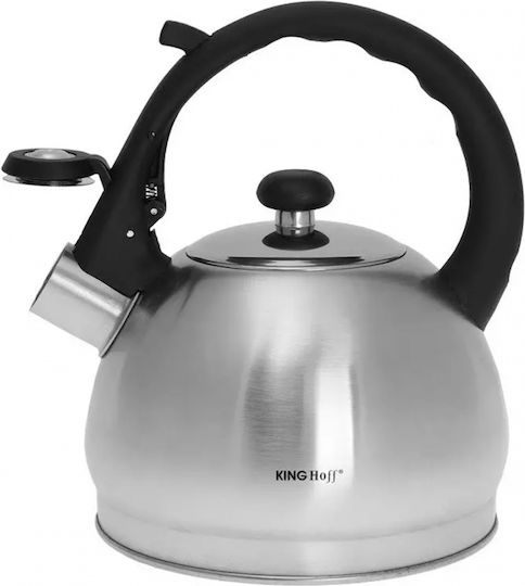 KING Hoff Τσαγιέρα Ανοξείδωτη Γκρι 1800ml