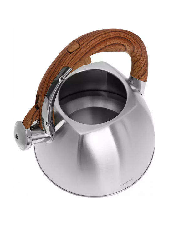 Klausberg Τσαγιέρα Ανοξείδωτη Ασημί 3000ml