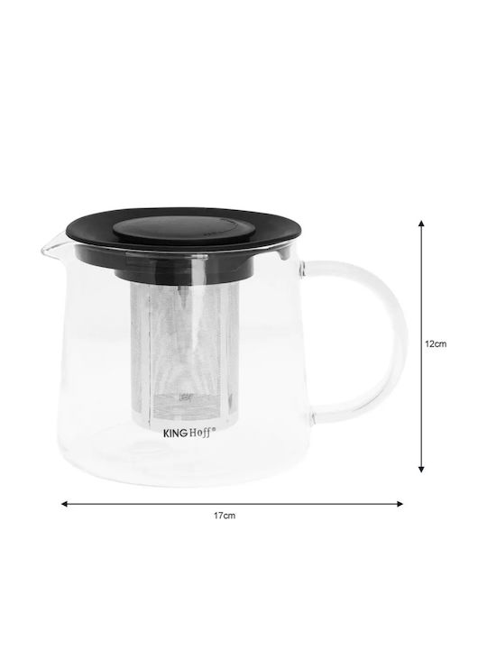 Lumarko Teekanne Glas Gray 1000ml