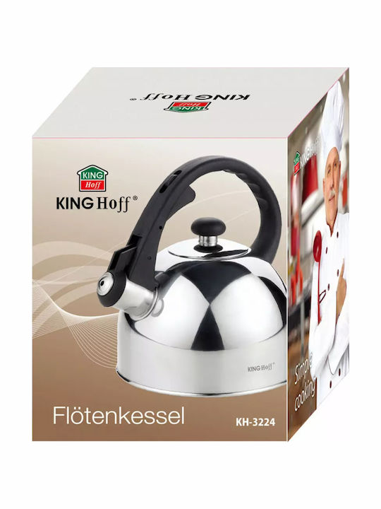 KING Hoff Classic Βραστήρας Ανοξείδωτος Ασημί 2000ml