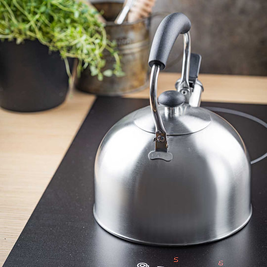 KING Hoff Retro I Kettle Stainless Steel Silver 2500ml