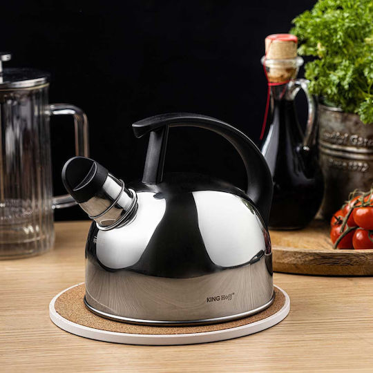 KING Hoff Retro II Βραστήρας Ανοξείδωτος Ασημί 1500ml