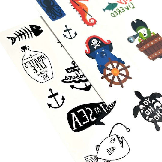 Ooly Pirate's Life Kinder Tattoos