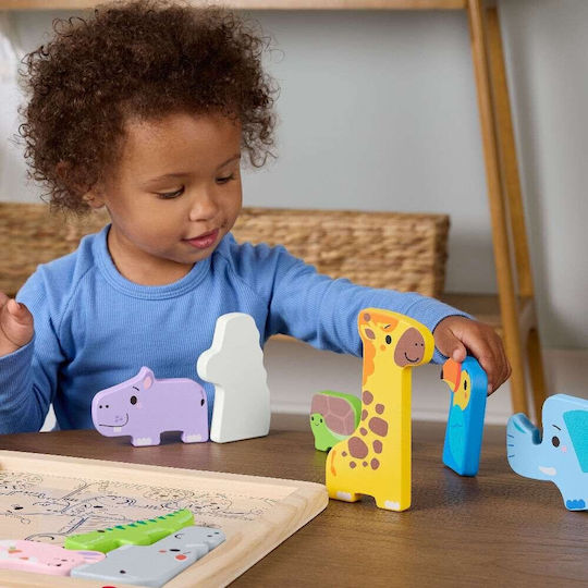 Wooden Kids Puzzle Animals 12pcs Fisher Price