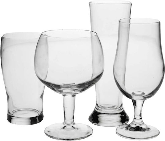 Set Pahare Pentru Bere Din Sticlă 450ml 4 Bucăți