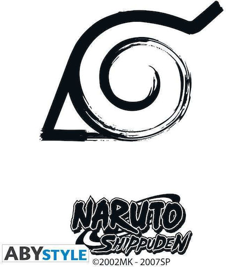 Abysse Naruto - Konoha Pahar din Sticlă 290ml 1buc