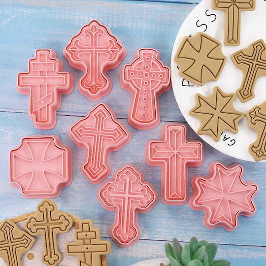 Decorațiuni Pentru Fursecuri Stamp Cutters Crosses Cross 8 Bucăți