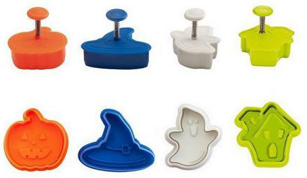 Halloween Plunger Cookie Cutter Molds