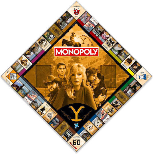 Επιτραπέζιο Παιχνίδι Monopoly: Yellowstone για 2-6 Παίκτες 16+ Ετών (EN) Winning Moves