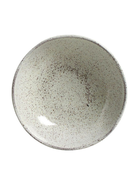 Porto Brasil Organic Pistache Porto Brasil Plate Soup Ceramic Green with Diameter 22.5cm
