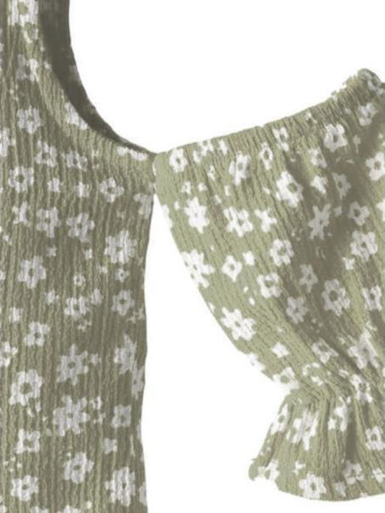 Kids' Set with Shorts Summer 2pcs Olive