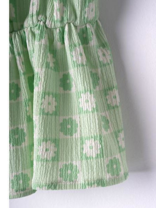Kids' Set with Pants Summer 2pcs Green Blouse
