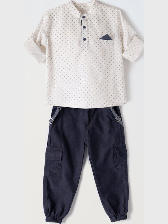 Комплект Лято 2бр White/Dark Blue