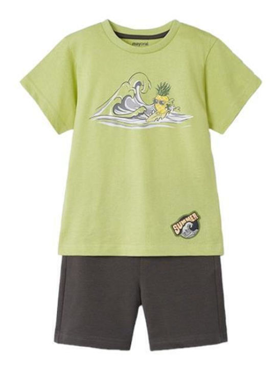 Kinder-Set mit Shorts Sommer 2Stück Olive