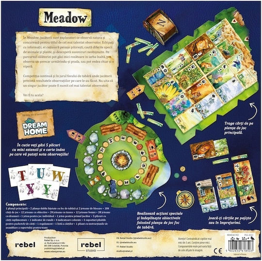 Joc de Societate Meadow pentru 2-4 Jucători 10+ Ani Rebel Games
