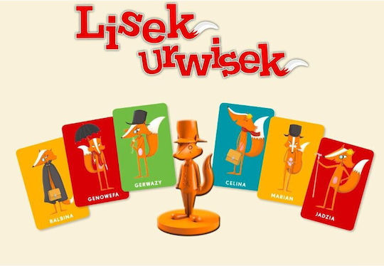 Board Game Lisek Urwisek for 2-4 Players 5+ Years Old (PL) Nasza Ksiegarnia