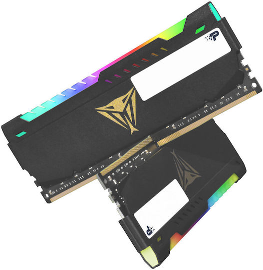 Patriot Viper Steel RGB 64GB DDR4 RAM cu 2 module (2x32GB) și