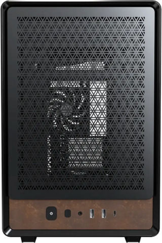 Montech Heritage PRO Gaming Mini-Turm Computergehäuse mit Seitenfenster Schwarz
