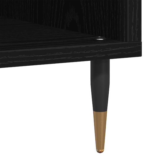 vidaXL Records Hi-Fi Furniture Black 38x100x48cm