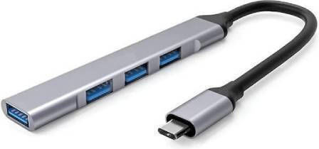 Green Lyca USB 2.0 4 Port Hub with USB-A Connection Blue