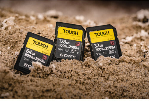 Sony Sf-g Tough SDXC 128GB U3 V90 UHS-II 300MB/s με αντάπτορα