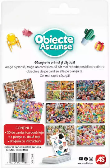 Joc de Societate Hidden Objects pentru 2-4 Jucători 6+ Ani AS