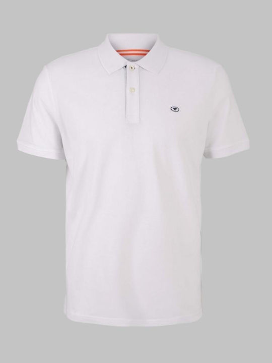 Basic Polo Herrenbluse Kurzarm Weiße