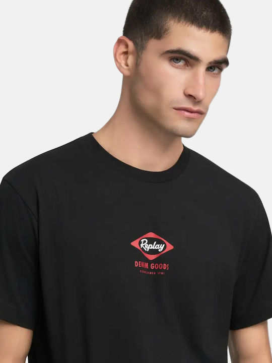 T-shirt Μαυρο