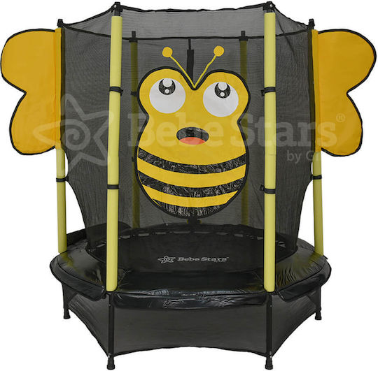 Bebe Stars Bee Outdoor Trampoline 137cm with Net