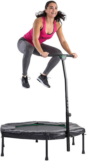 Tunturi Trampolin Gymnastik Durchmesser 84cm 126x122cm mit Handgriff