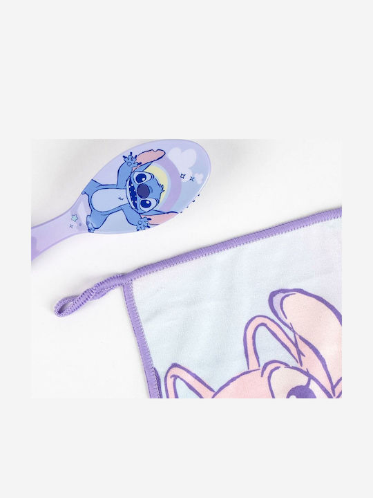 Kids Hair Brush Stitch Lilac