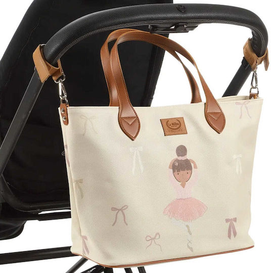 La Millou Tasche Kinderwagen Ecru