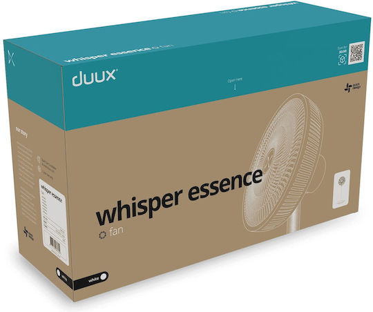 Duux Whisper Essence Ανεμιστήρας Ορθοστάτης 16W Διαμέτρου 33cm Λευκός