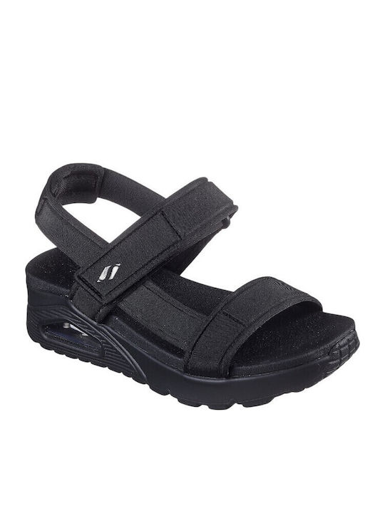 Skechers Leather Sandals Black