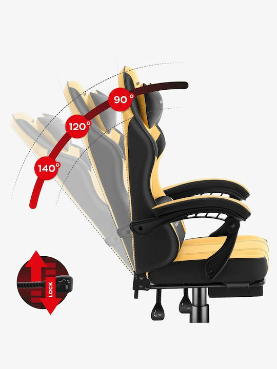 Huzaro HZ-FORCE 3.7 Artificial Leather Gaming Chair Yellow