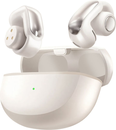 LinQ R9567 In ear Bluetooth хендсфри Слушалки с Кутийка за Зареждане Бежов
