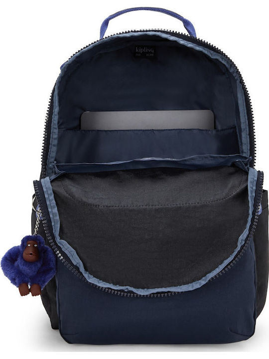 Kipling Seoul Чанта Раница за лаптоп 15" в Син цвят