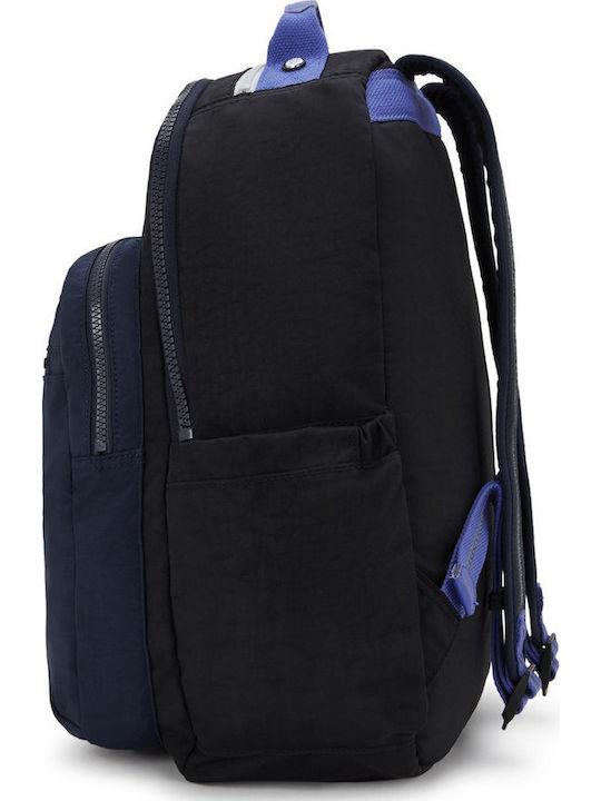 Kipling Seoul Чанта Раница за лаптоп 15" в Син цвят