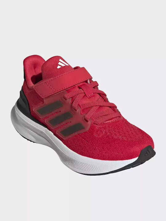 Ultrarun 5 El C Kids Sports Shoes Running with Hoop & Loop Closure Red