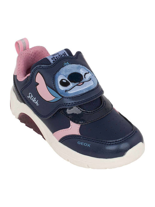 Fadinlight Kids Sneakers Anatomic with Scratch & Lights Blue