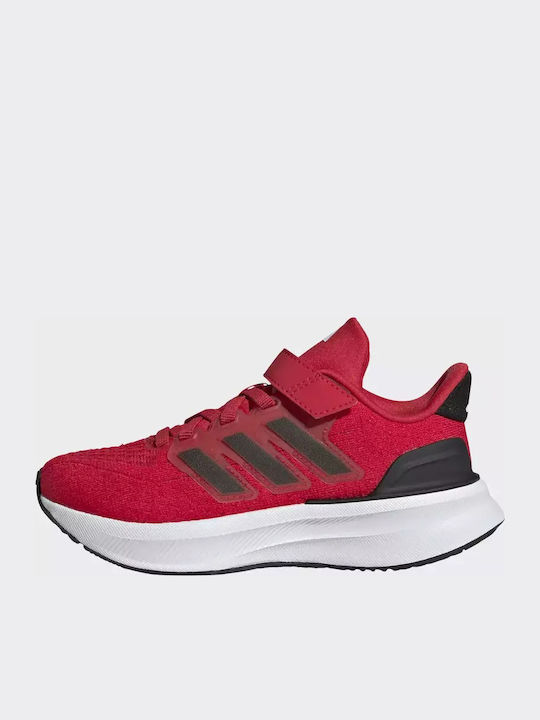 Ultrarun 5 El C Kids Sports Shoes Running with Hoop & Loop Closure Red