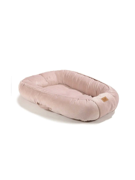 La Millou Βρεφικό Μαξιλάρι Φωλιά Velvet Ροζ 70x110εκ.