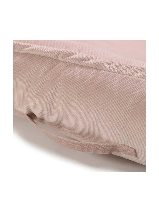 La Millou Βρεφικό Μαξιλάρι Φωλιά Velvet Ροζ 70x110εκ.