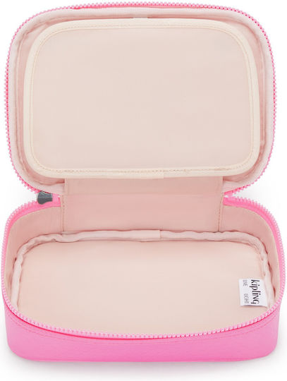 Kipling 100 Pens Pencil Case Pink