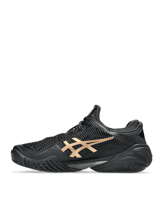 ASICS 3 Novak Мъжки Тенис обувки Всички съдилища Черен ASICS 3 Novak Мъжки Тенис обувки Всички съдилища Черен