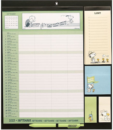Grupo Erik Monthly Wall Diary 2025/26 30x34cm