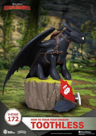 How To Train Your Dragon Toothless Diorama D-stage 15cm