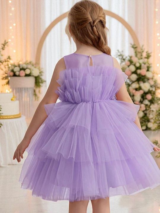 Kinderkleid Ärmellos Lilac