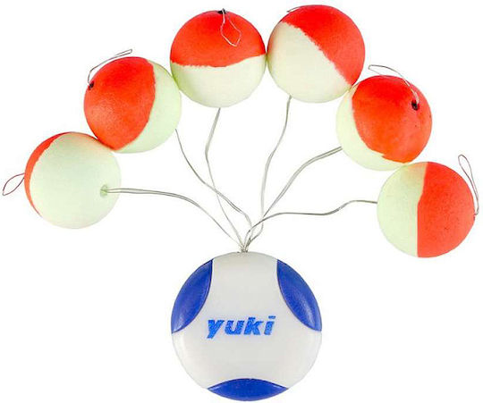 Φλοτεράκια Yuki Round Floating Beads Stopper Pfy-r06