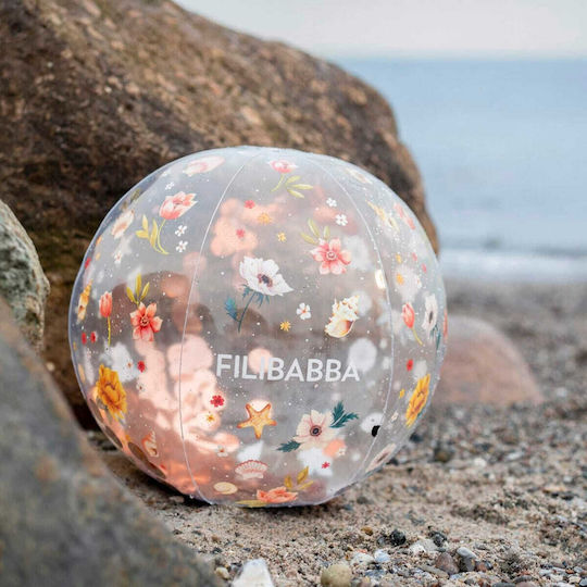 Надуваема Морска Топка Alfie Ocean Blossom Confetti Fi-03616 Filibabba Розова 40x40x40